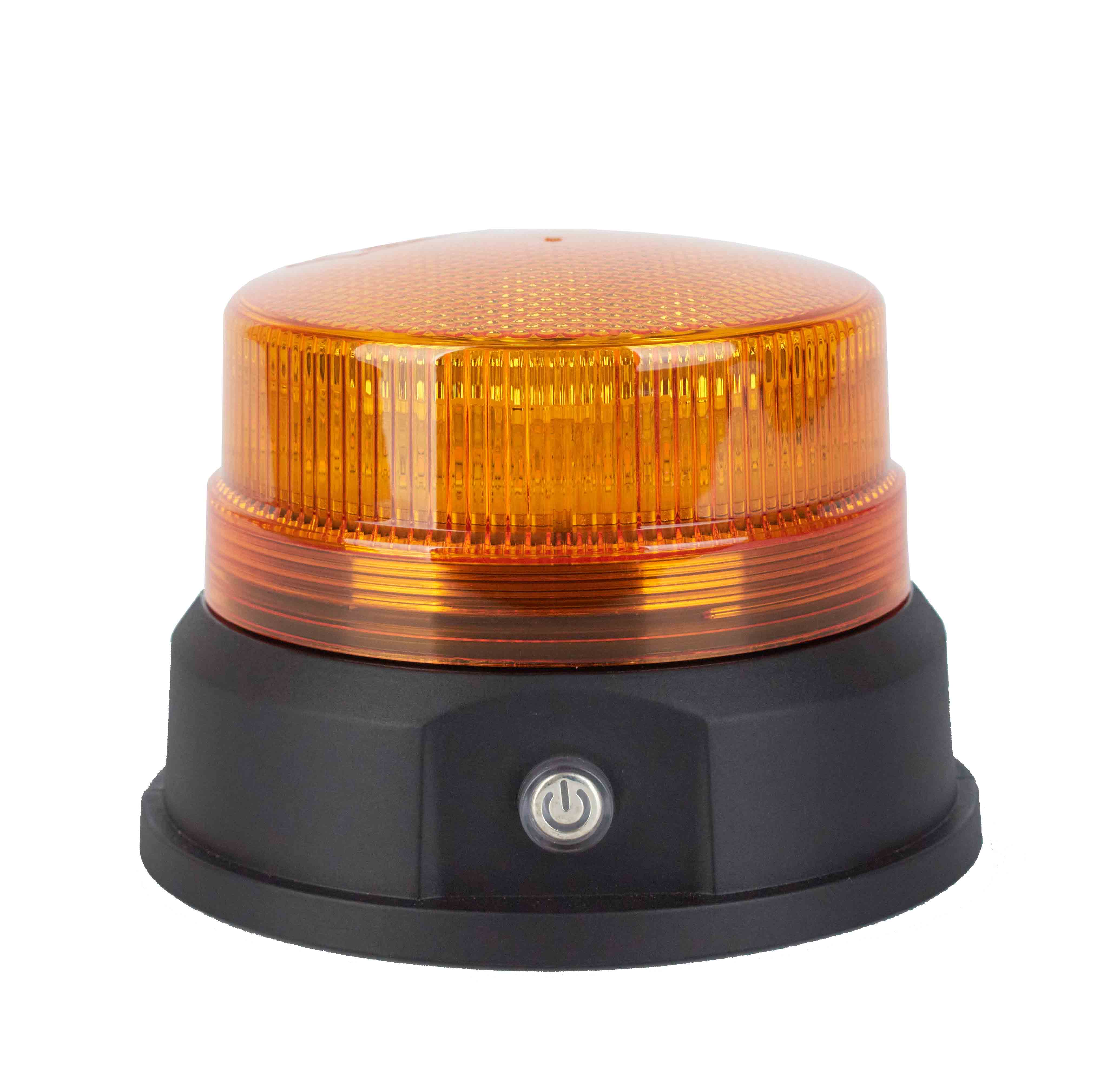 Gyrophare led orange autonome et magnétique rechargeable sans fil