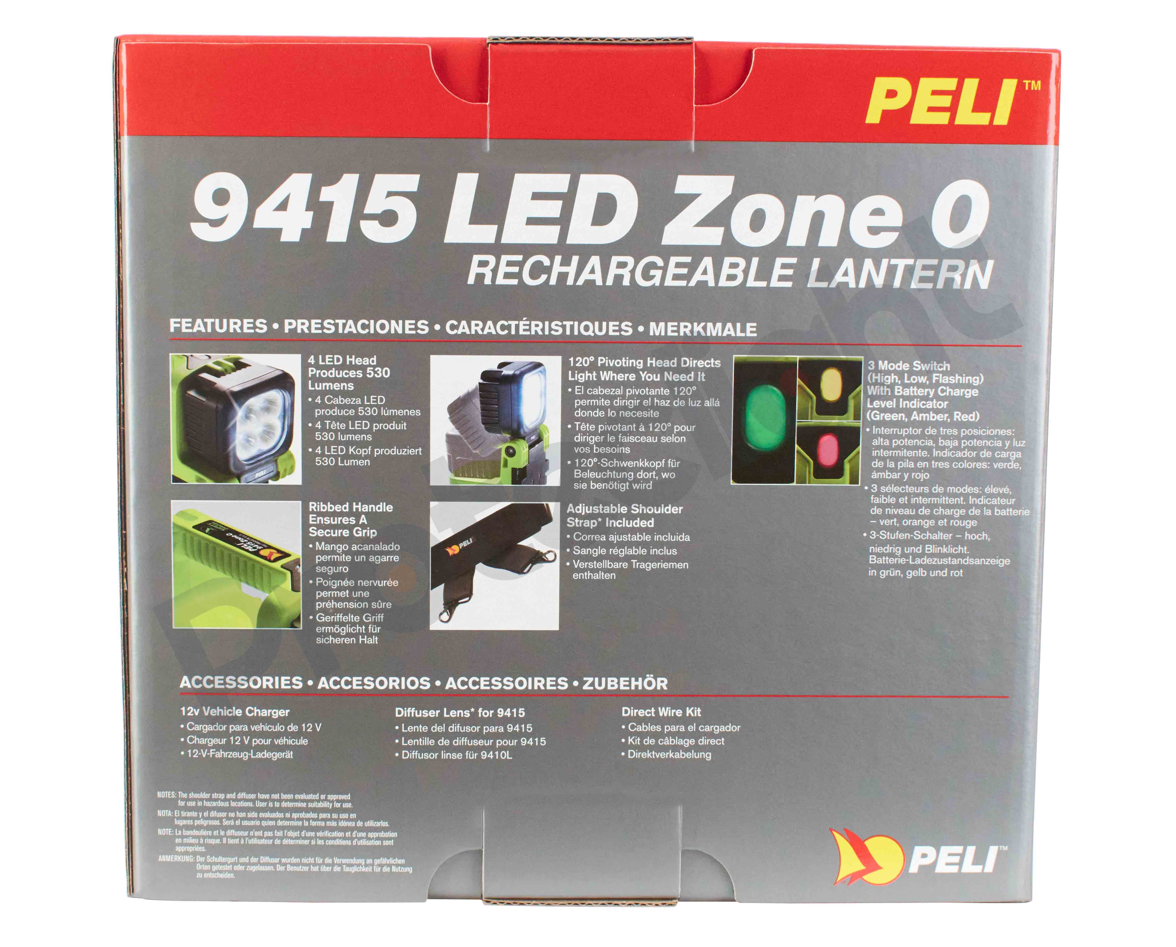Projecteur Peli™ 9415Z0 Atex Zone 0 rechargeable : achetez au meilleur prix  sur Proteclight