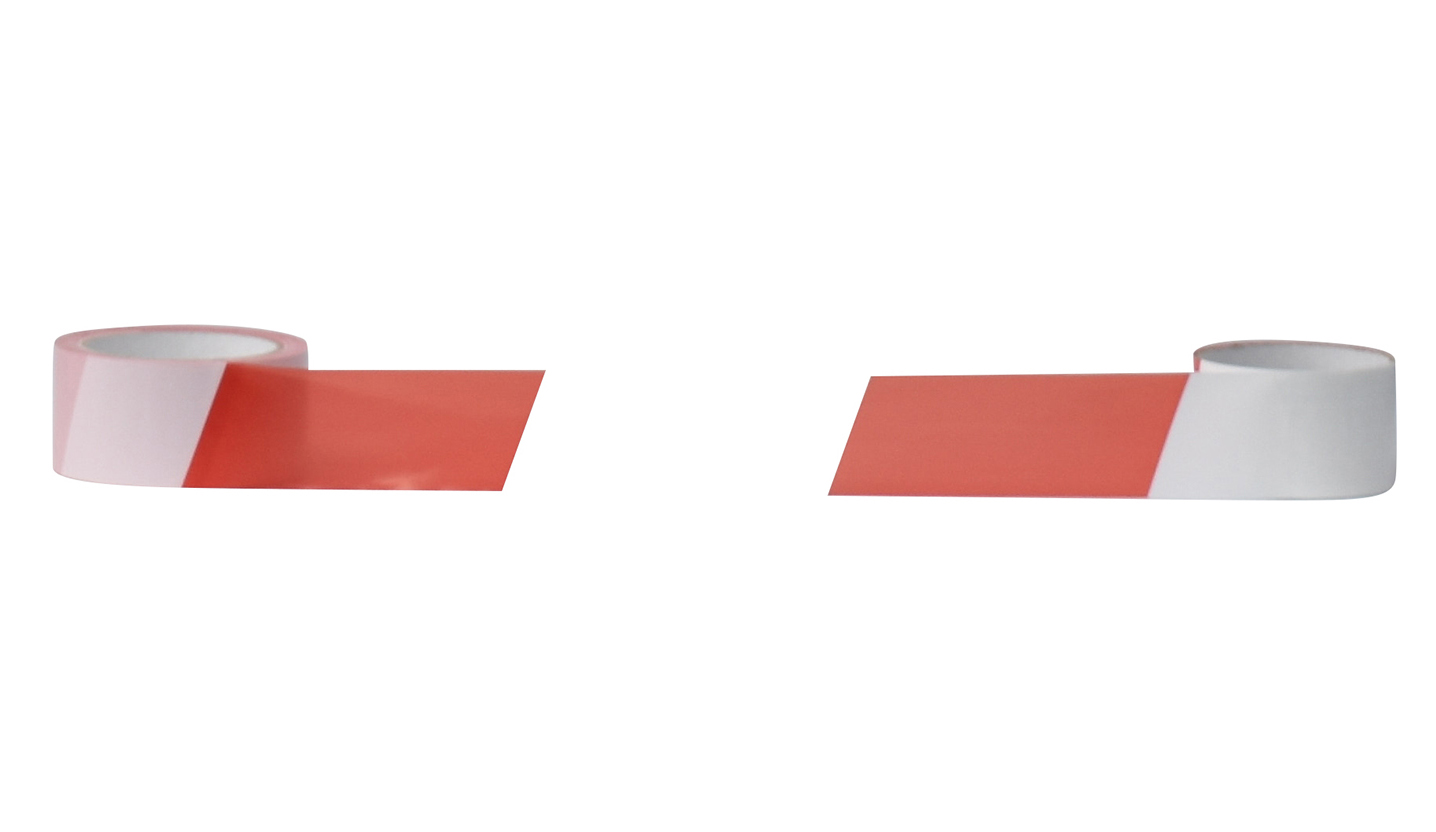 Balisage chantier sécurité et signalisation marqueur de rue pion  rouge/blanc - 330 mm de haut