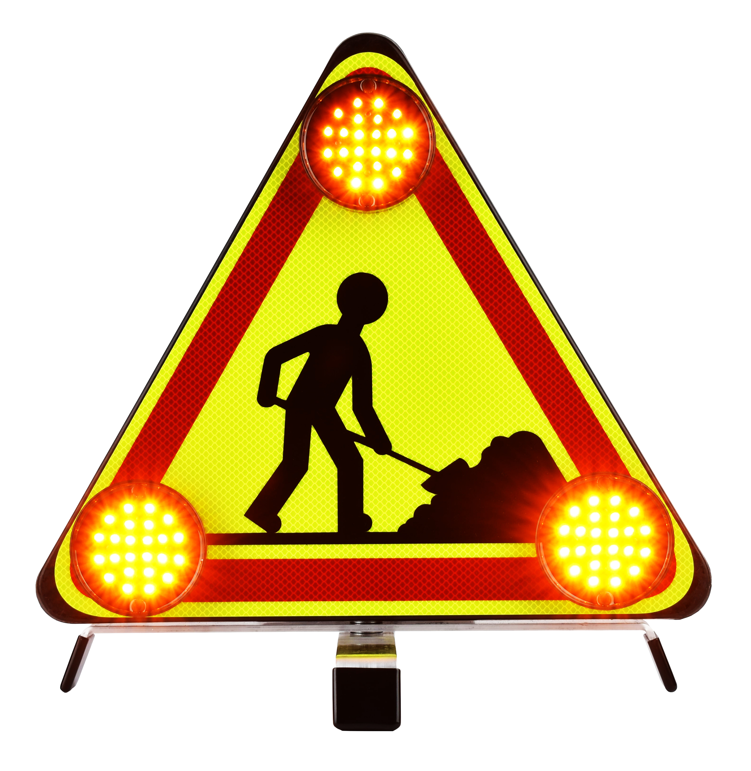 Triflash Road Warning Triangle Man at Work Symbol : achetez au meilleur  prix sur Proteclight